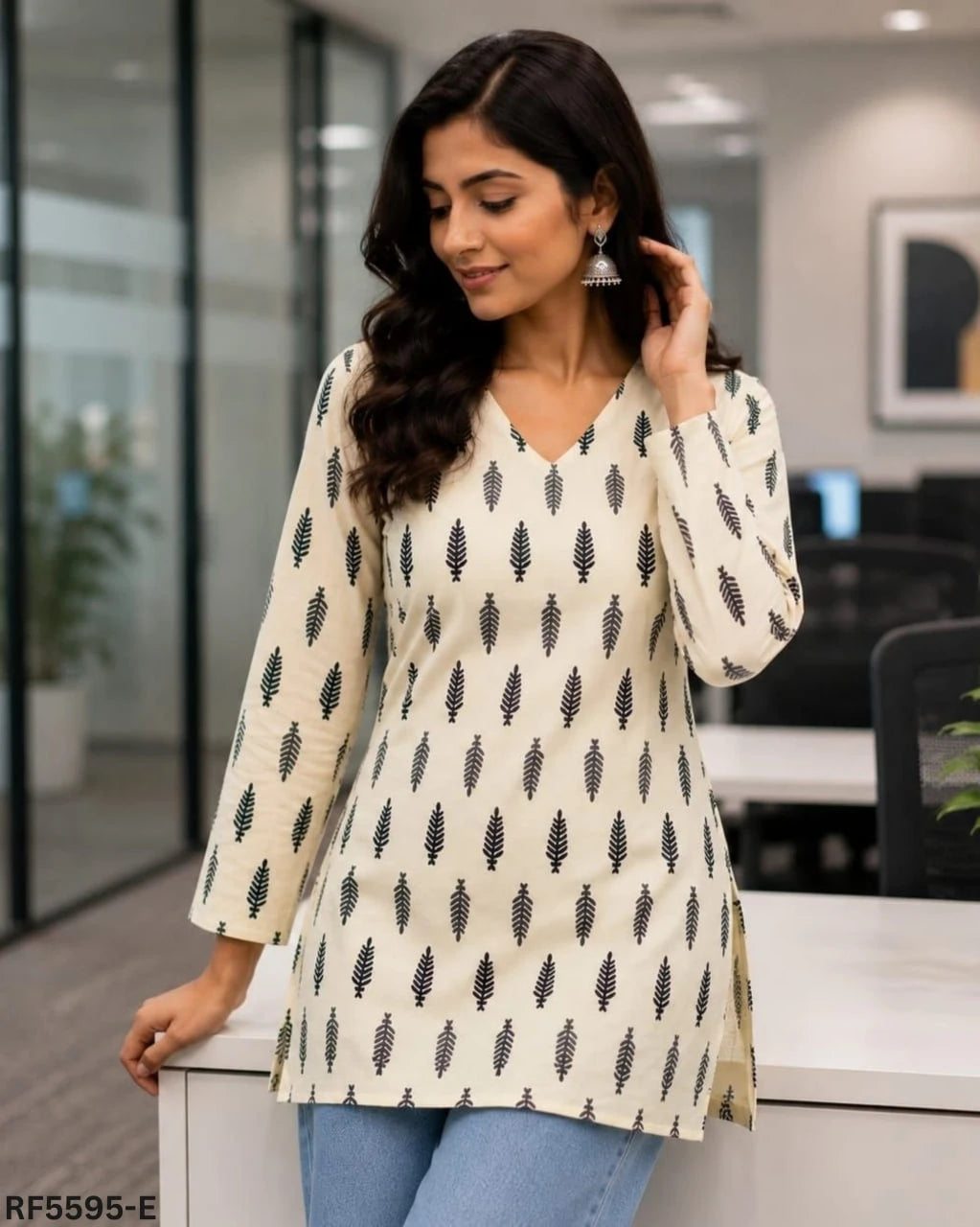 Pure Cotton Printed Short Kurti!